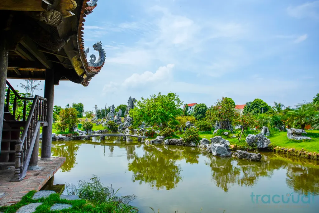 Hình ảnh non bộ trong di tích Chùa nôm (Linh Thông Cổ Tự)
