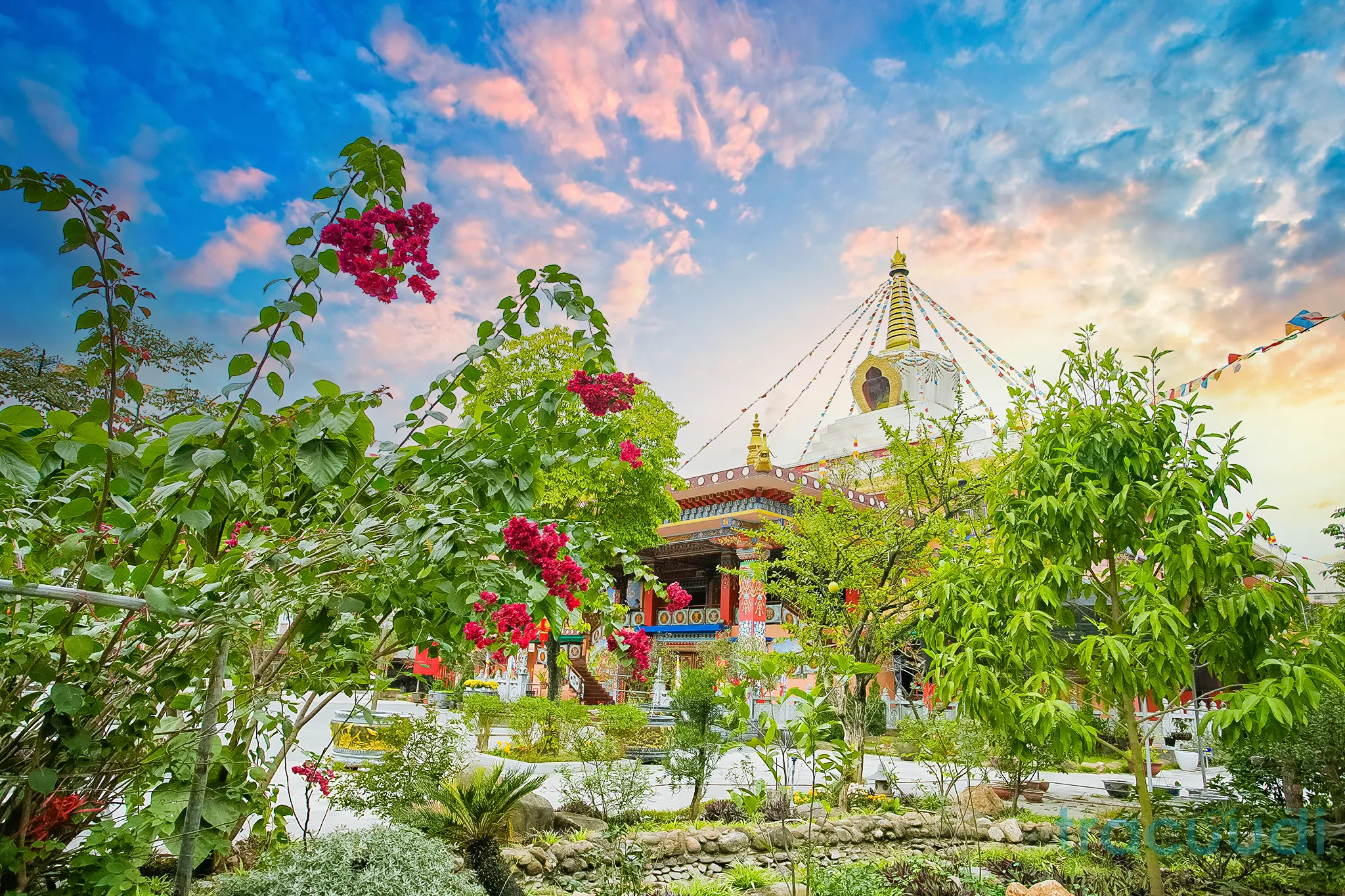 Cảnh quan di tích Chùa Long Quang