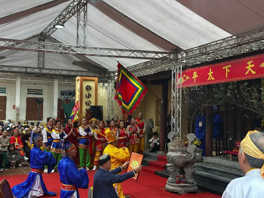 Nghi lễ tế Đông Hải Đại vương tại Lễ hội Đền thờ Nguyễn Phục
