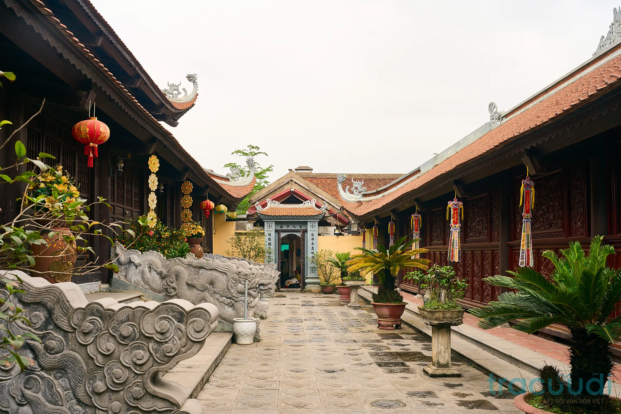Không gian cảnh quan di tích Chùa Dận (Chùa Cổ Pháp)