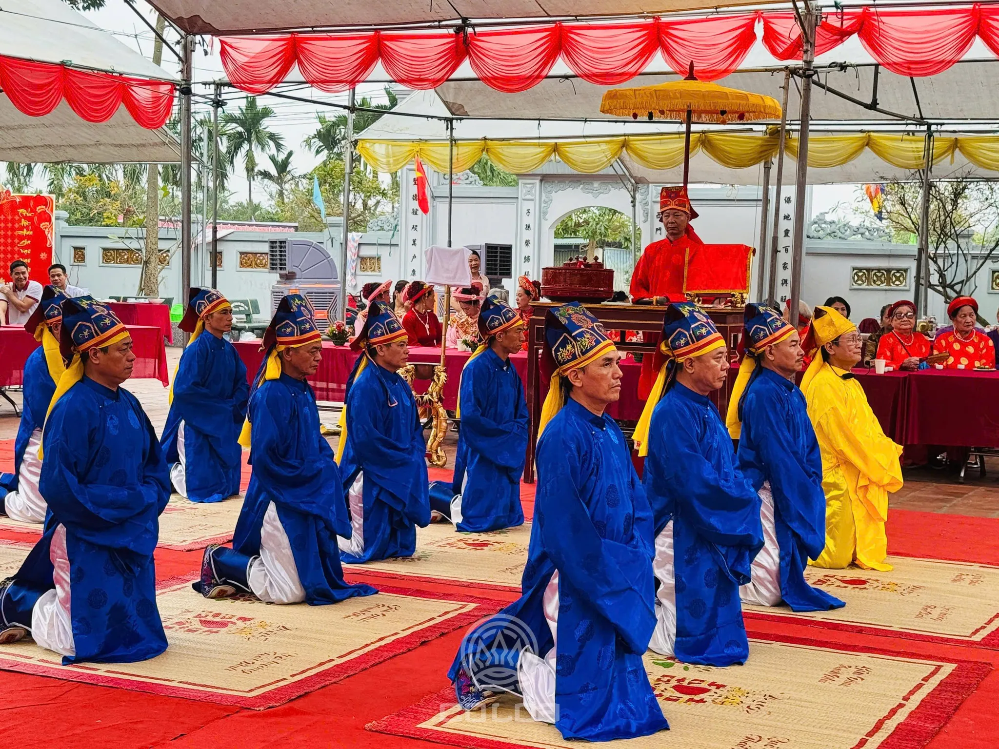 Lễ tế truyền thống tại Hội làng Quậy