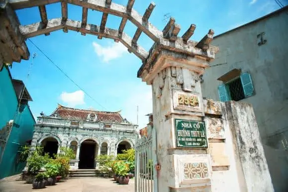 Không gian kiến trúc di tích Nhà Ông Huỳnh Cẩm Thuận