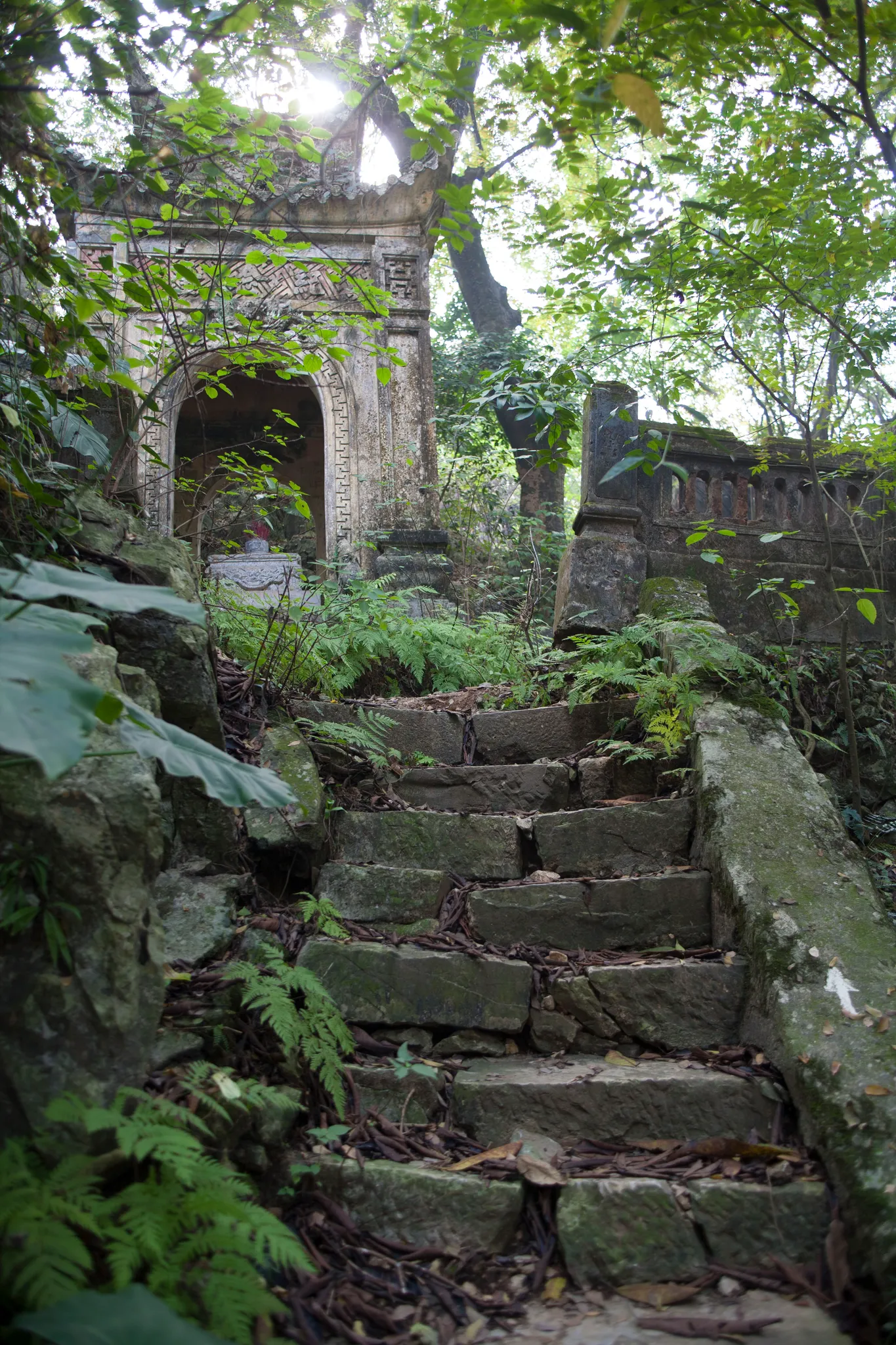 Không gian cảnh quan di tích Chùa Trầm