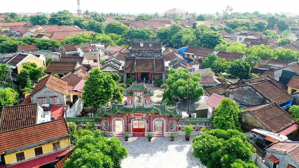 Hội quán Phúc Kiến nhìn từ trên cao
