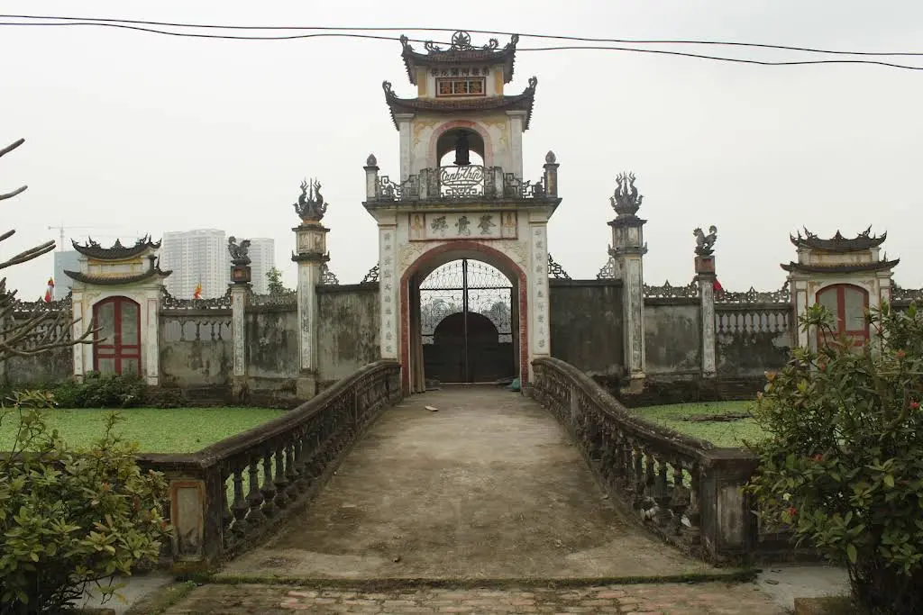 Cảnh quan Chùa Giang Xá