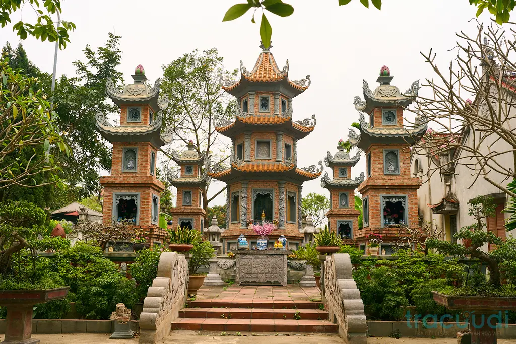 Không gian cảnh quan di tích Chùa Dận (Chùa Cổ Pháp)