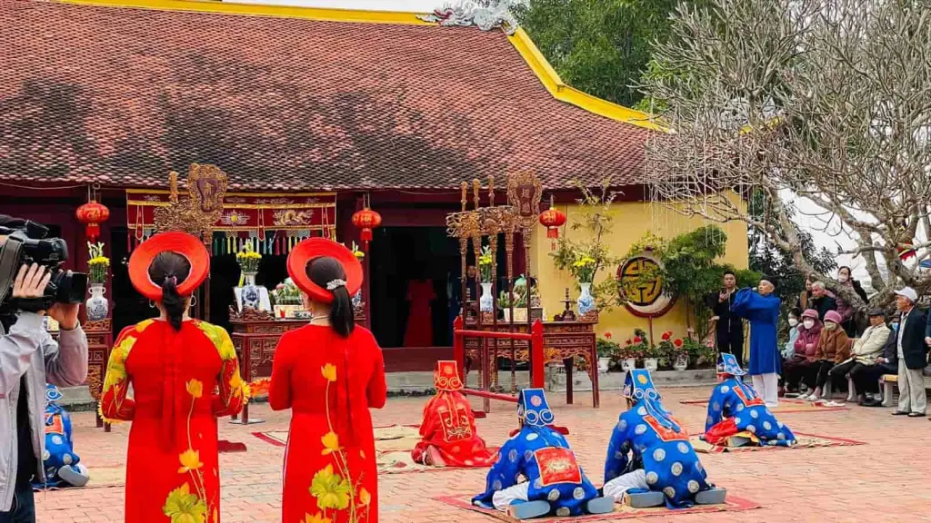 Phần lễ tại Lễ hội Tiên Công