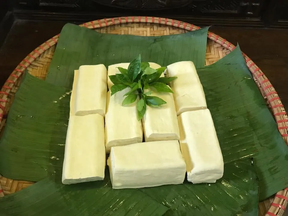 Thành phẩm đậu phụ làng Chài Võng La