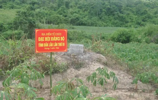 Địa điểm Đại hội Đảng bộ lần thứ 3 tai Khu căn cứ kháng chiến tỉnh Đắk Lắk
