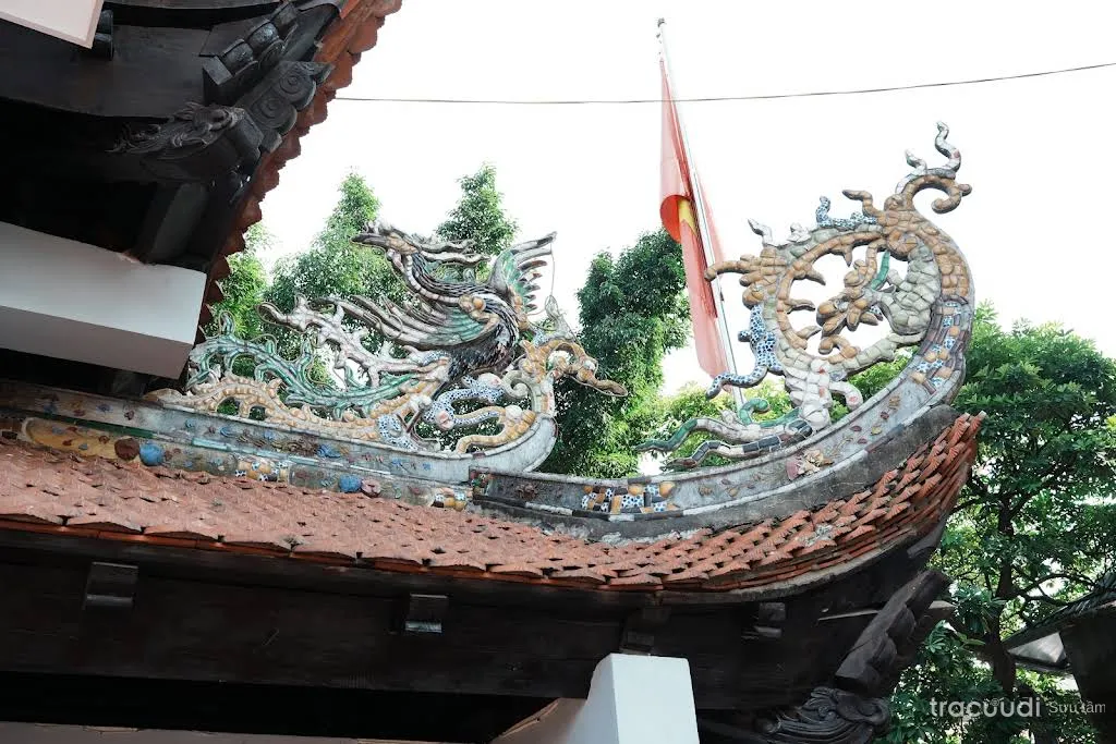 Kiến trúc mái di tích Chùa Thanh Am