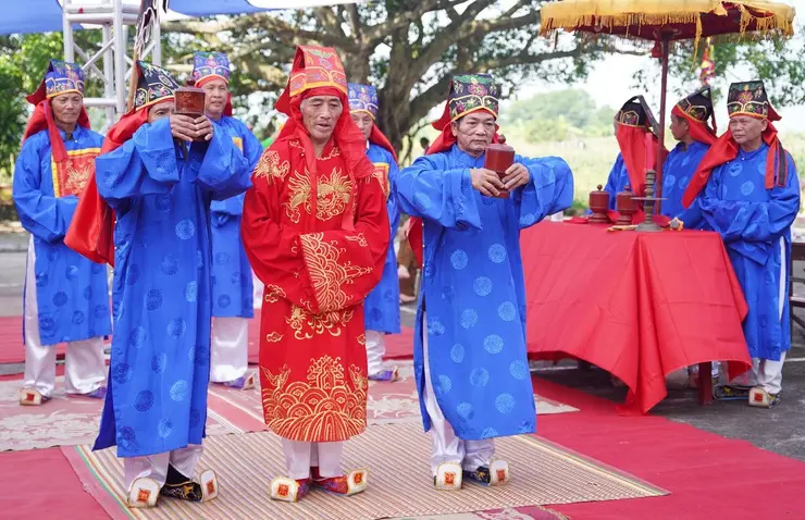 Lễ tế tại Hội đình Bắc Hạ
