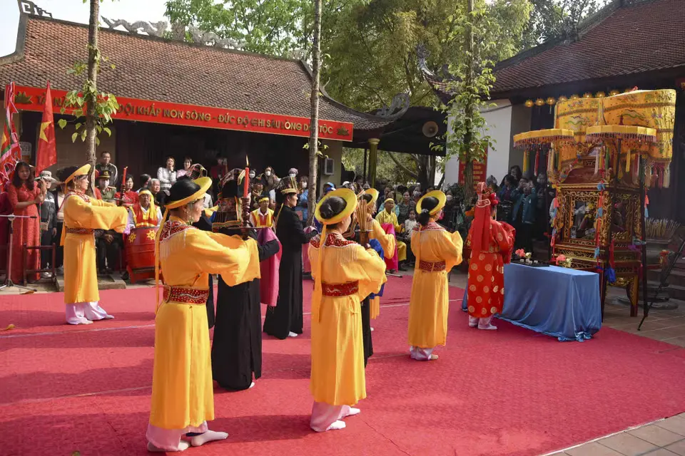 Nghi thức tế lễ tại Lễ hội Thành Bản phủ