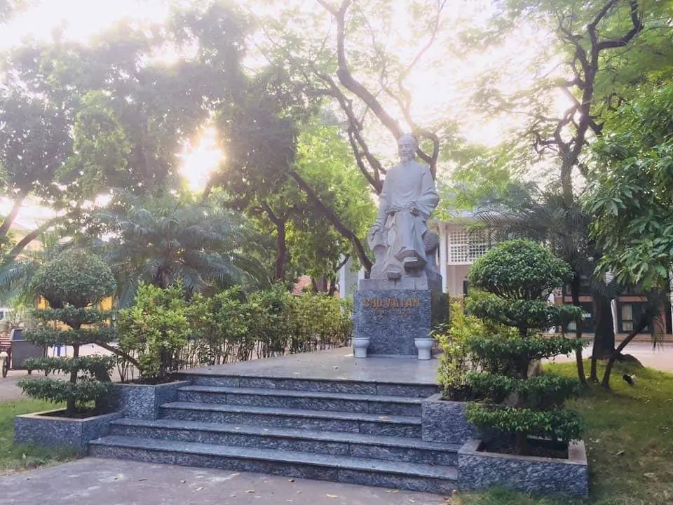 Không gian cảnh quan di tích Trường Chu Văn An