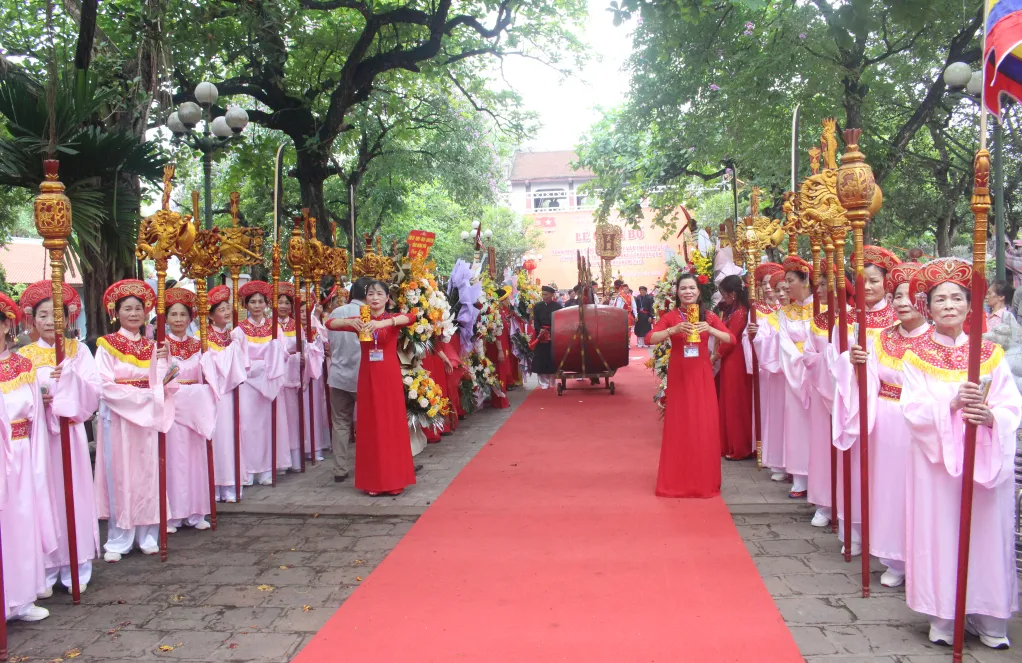 Tế lễ tại Lễ hội đền Đậu An