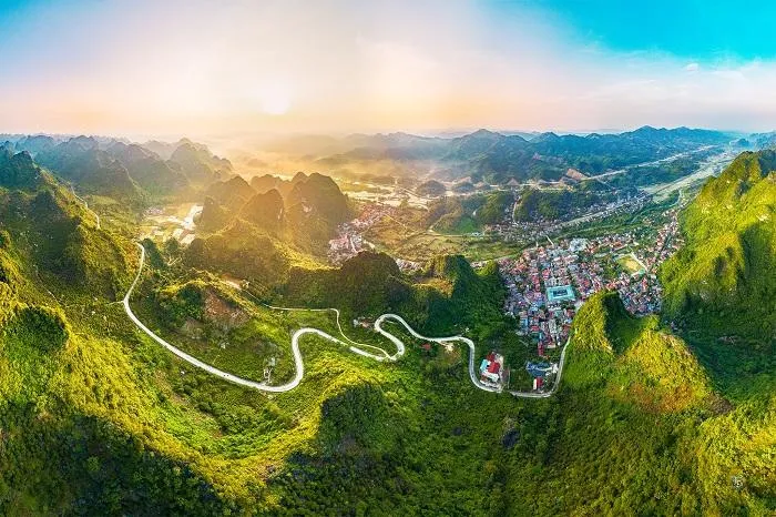 Cảnh quan thị trấn Đồng Mỏ tại Di tích lịch sử Chi Lăng