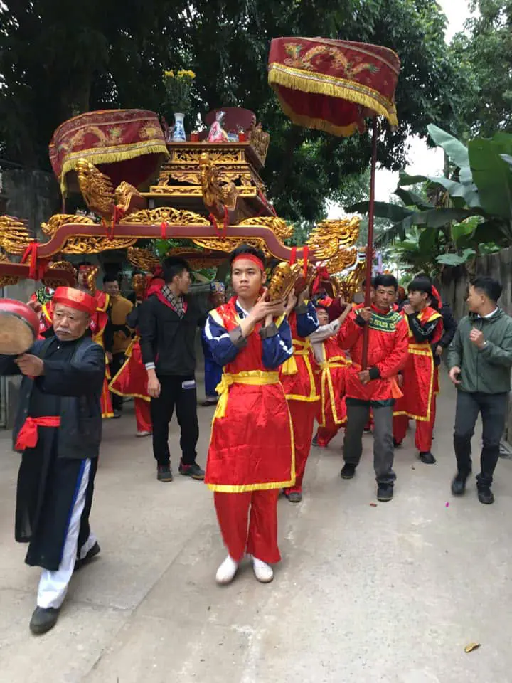 Rước kiệu Hội đình làng Đại Lan