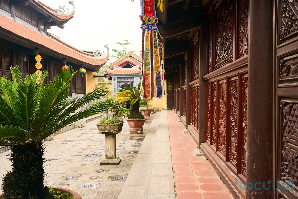Không gian cảnh quan di tích Chùa Dận (Chùa Cổ Pháp)