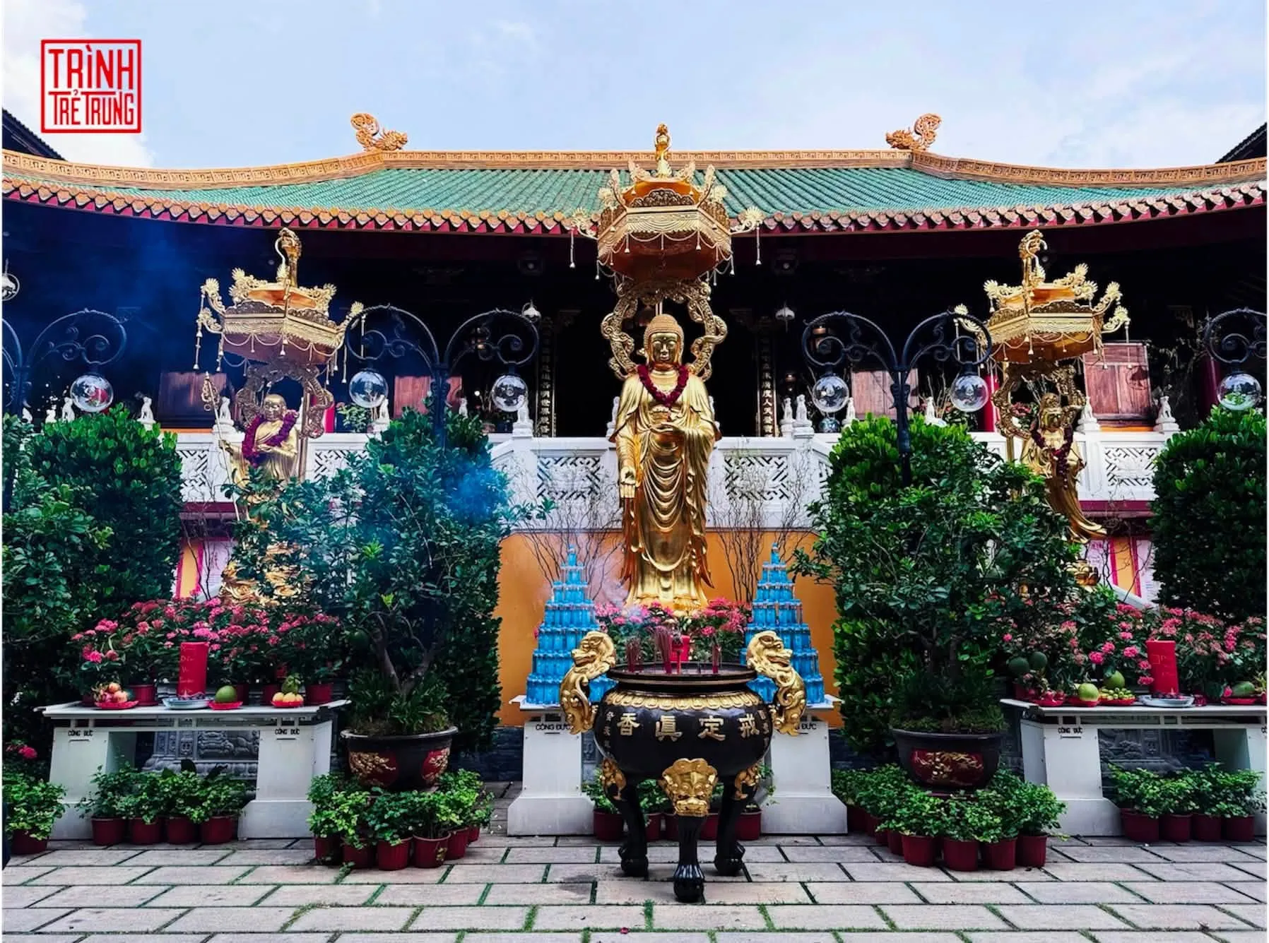 Cảnh quan tại Chùa Viên Giác