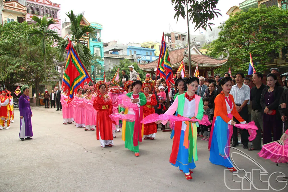 Không khí lễ hội tại Hội đình An Hòa