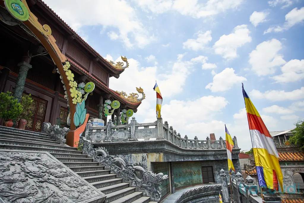 Không gian cảnh quan di tích Chùa Thánh Quang