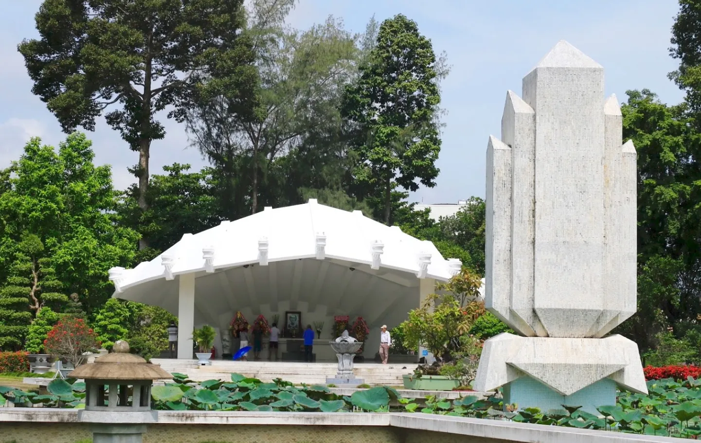 Không gian cảnh quan khu di tích Nguyễn Sinh Sắc
