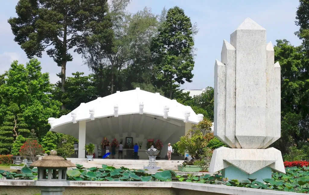 Không gian cảnh quan khu di tích Nguyễn Sinh Sắc