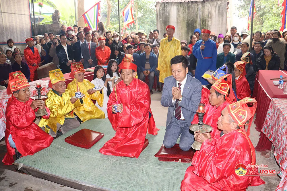 Nghi thức cổ lễ tại Lễ hội Đền Hội Thiện