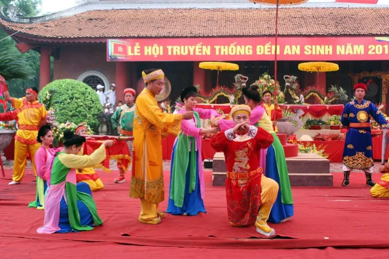 Tái hiện hào khí Đông A tại Lễ hội đền An Sinh