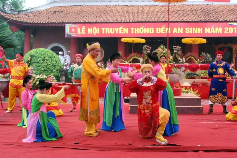 Tái hiện hào khí Đông A tại Lễ hội đền An Sinh