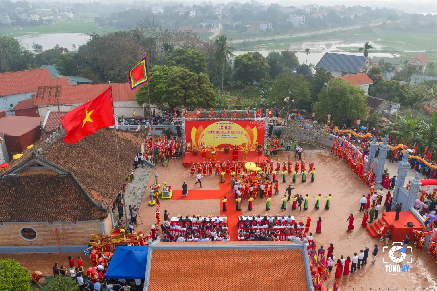 Toàn cảnh lễ hội rước ông Khiu, bà Khiu tại đình Thanh Đình