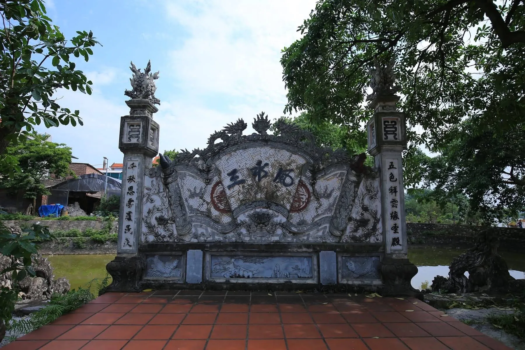 Cảnh quan không gian di tích Chùa Kim Lan (Linh Ứng Tự)
