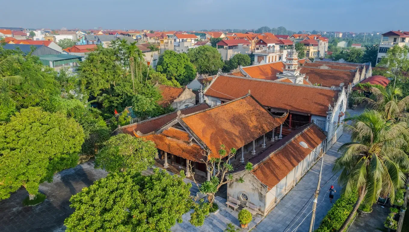 Không gian kiến trúc chùa Keo (Báo Ân Trùng Nghiêm tự – Gia Lâm, Hà Nội)
