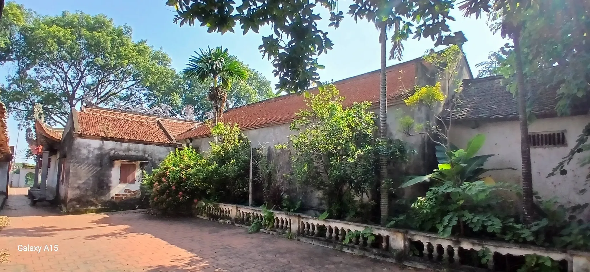 Cảnh quan phía sau đình làng Tốt Động