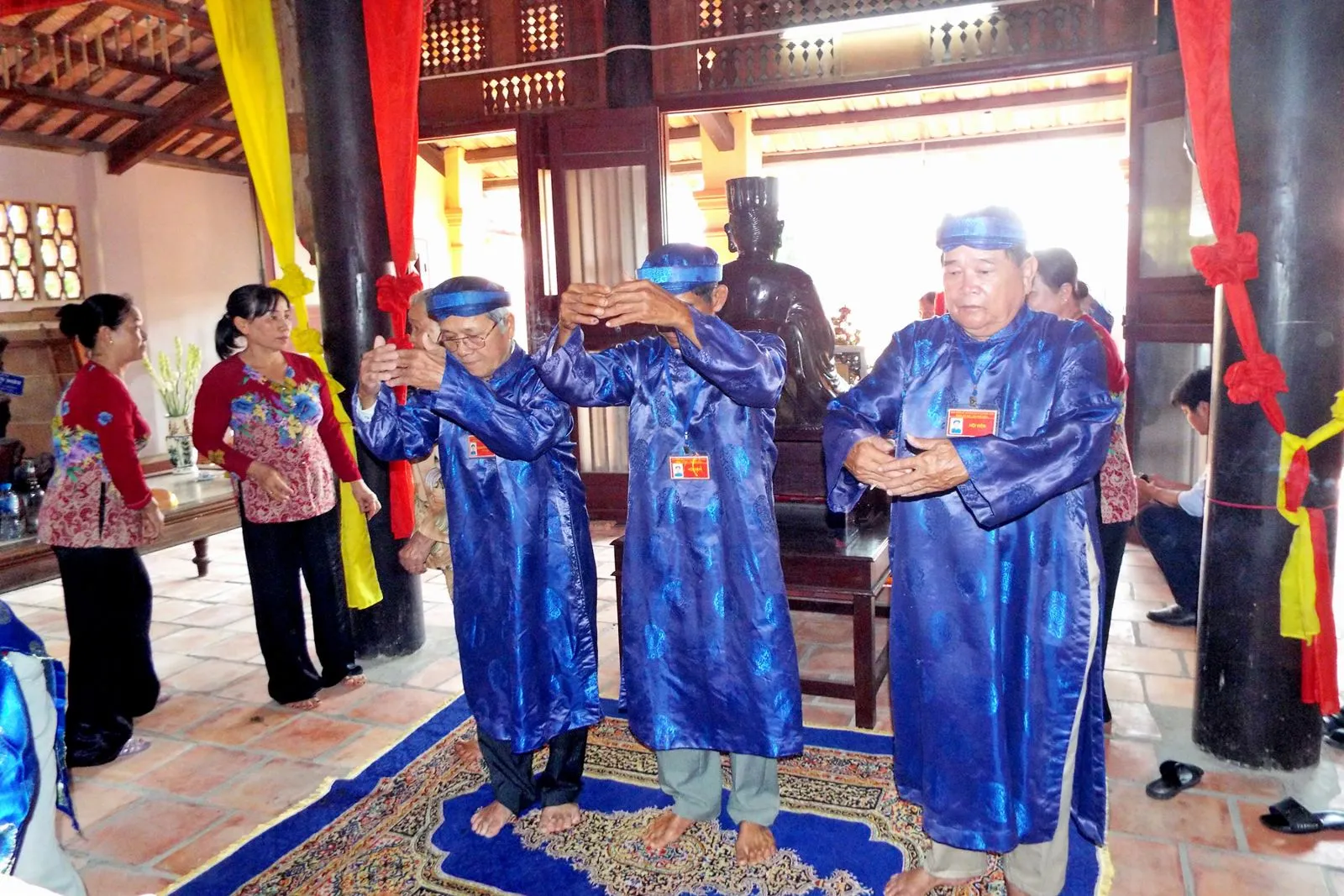Quang cảnh lễ cúng tế tại Lễ hội Văn Thánh Miếu