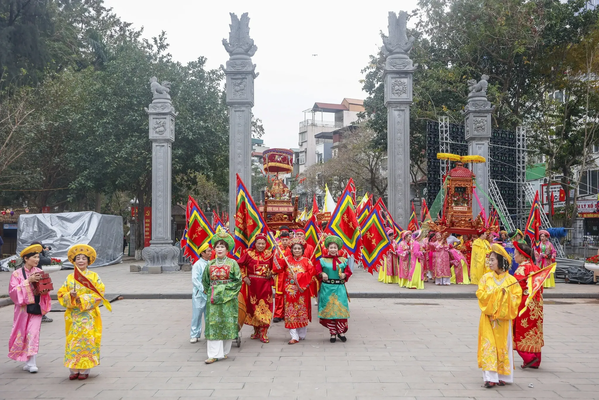 Đội nghi lễ Hội gò Đống Đa