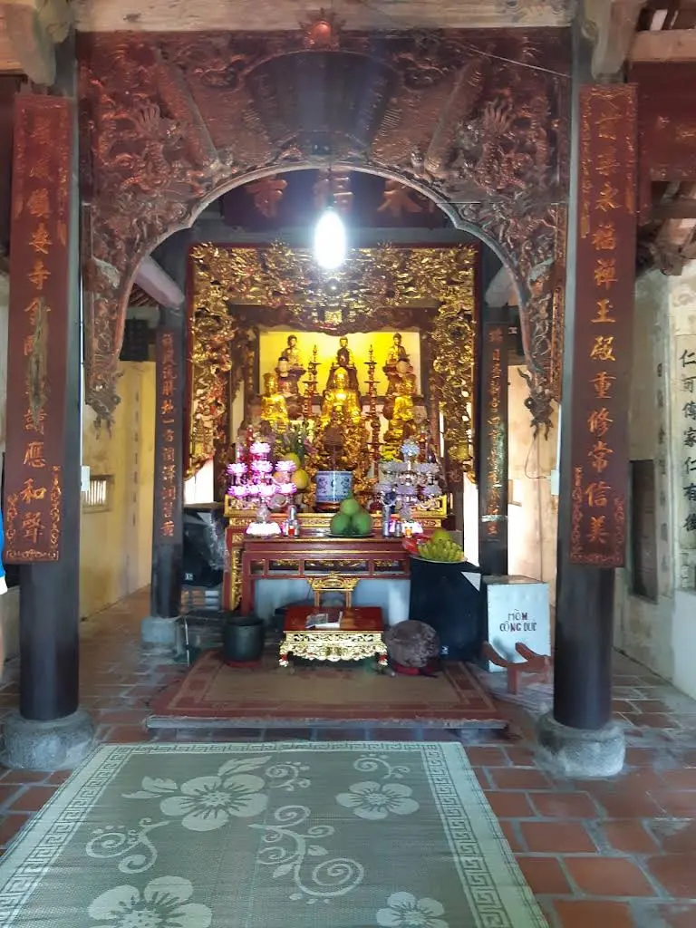 Không gian cảnh quan bên trong di tích Chùa Đa Chất