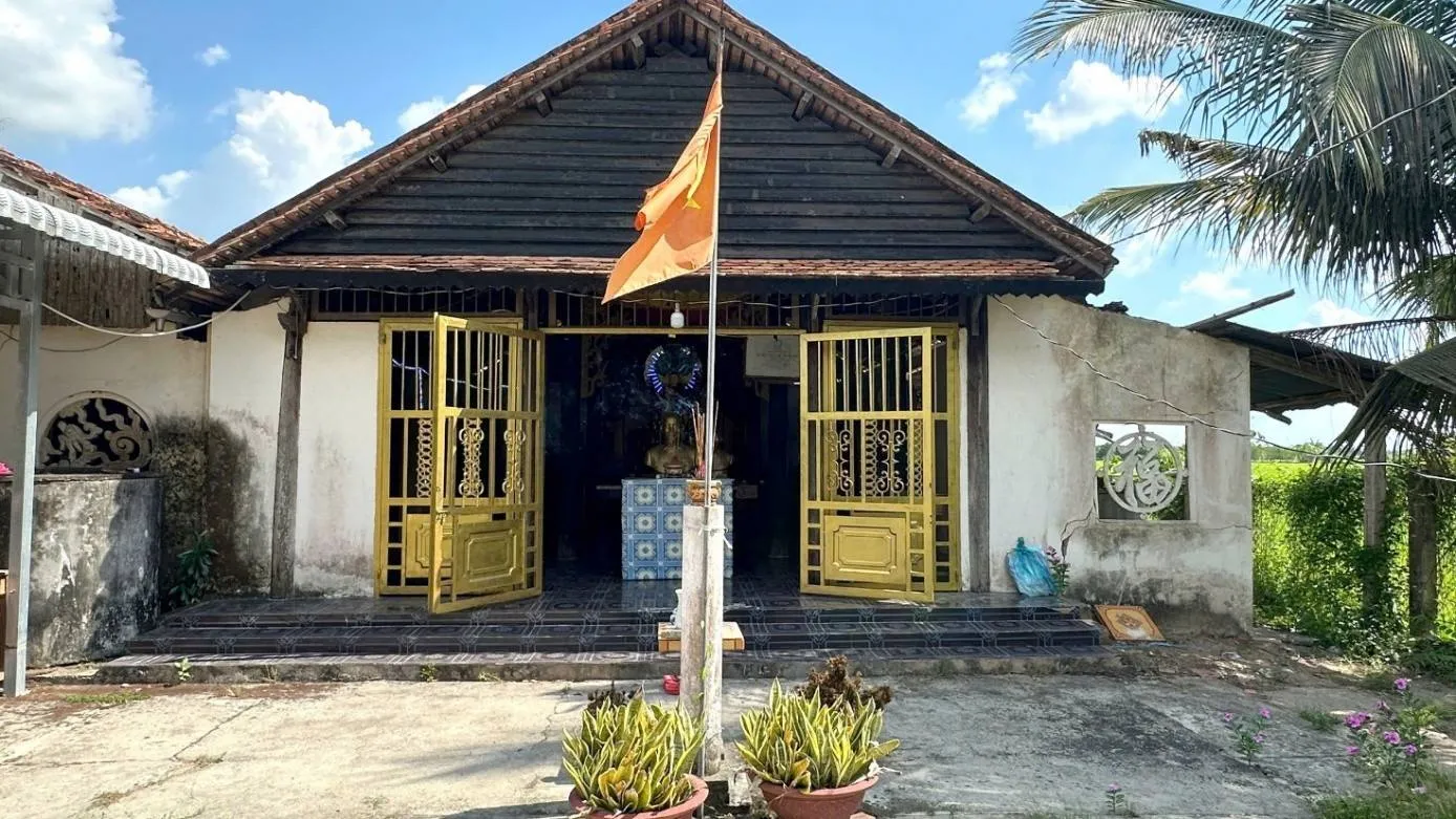 Không gian di tích Miếu Tân Hoà