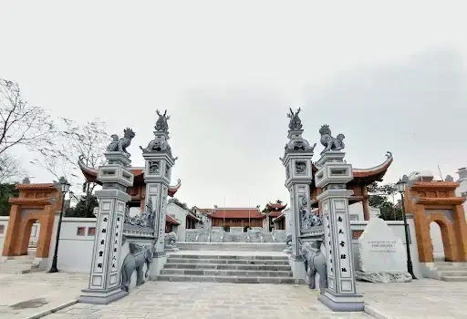 Tổng thể Đình Cộng Hòa sau tu bổ, tôn tạo