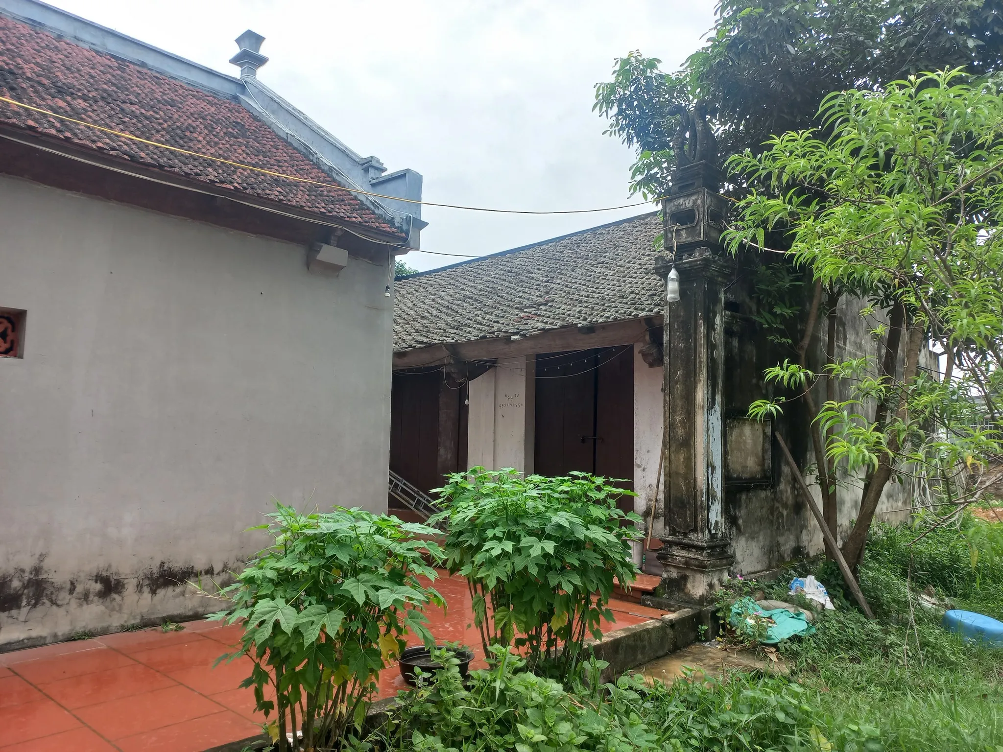 Đình Phú Vinh Cũ nằm ngay phía sau đình mới