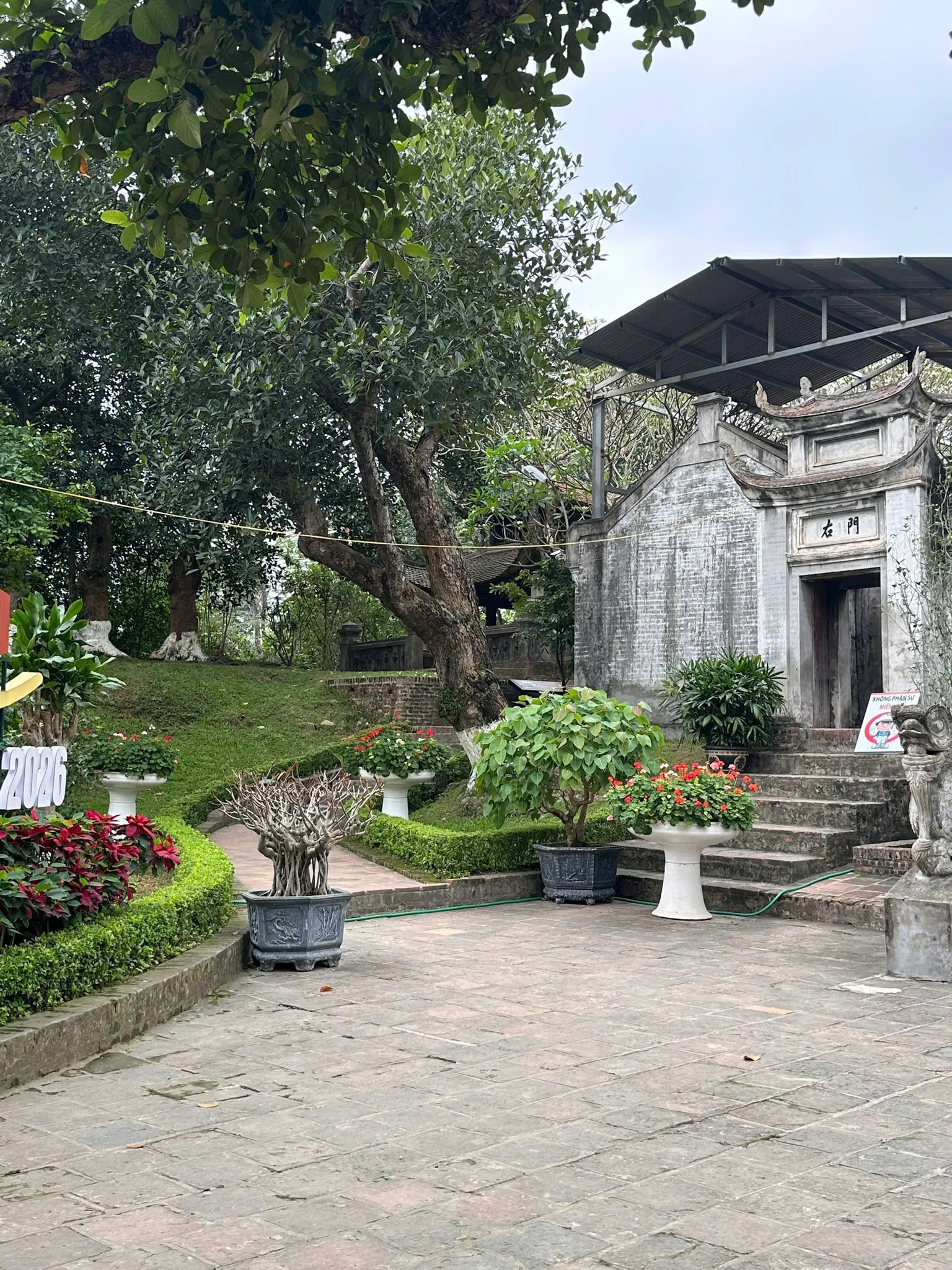 Một góc Di tích Cổ Loa