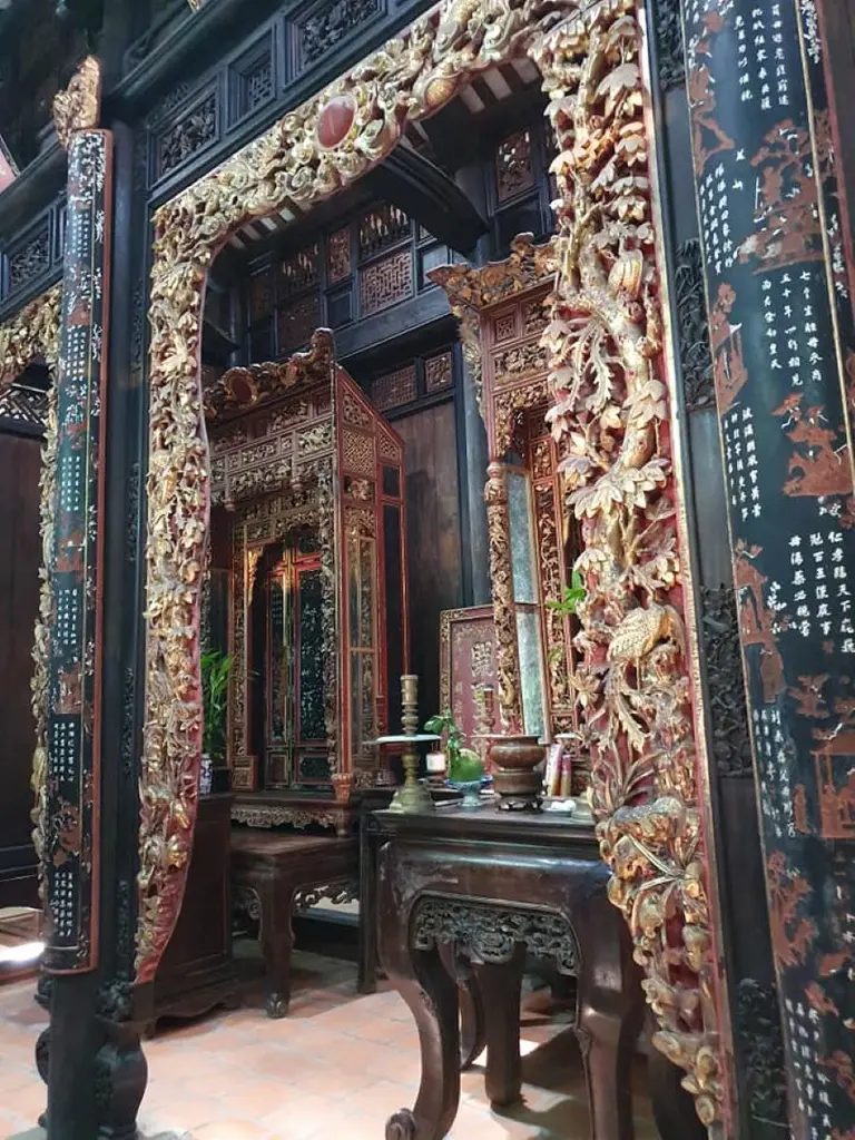 Không gian bên trong Nhà Cổ Huỳnh Phủ