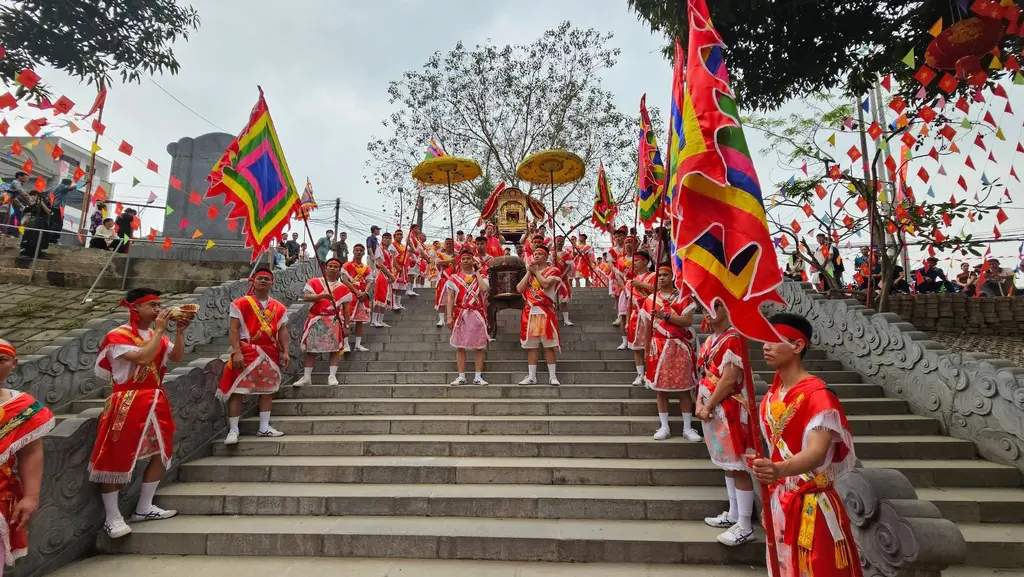 Lễ rước tại Lễ hội Dương Liễu
