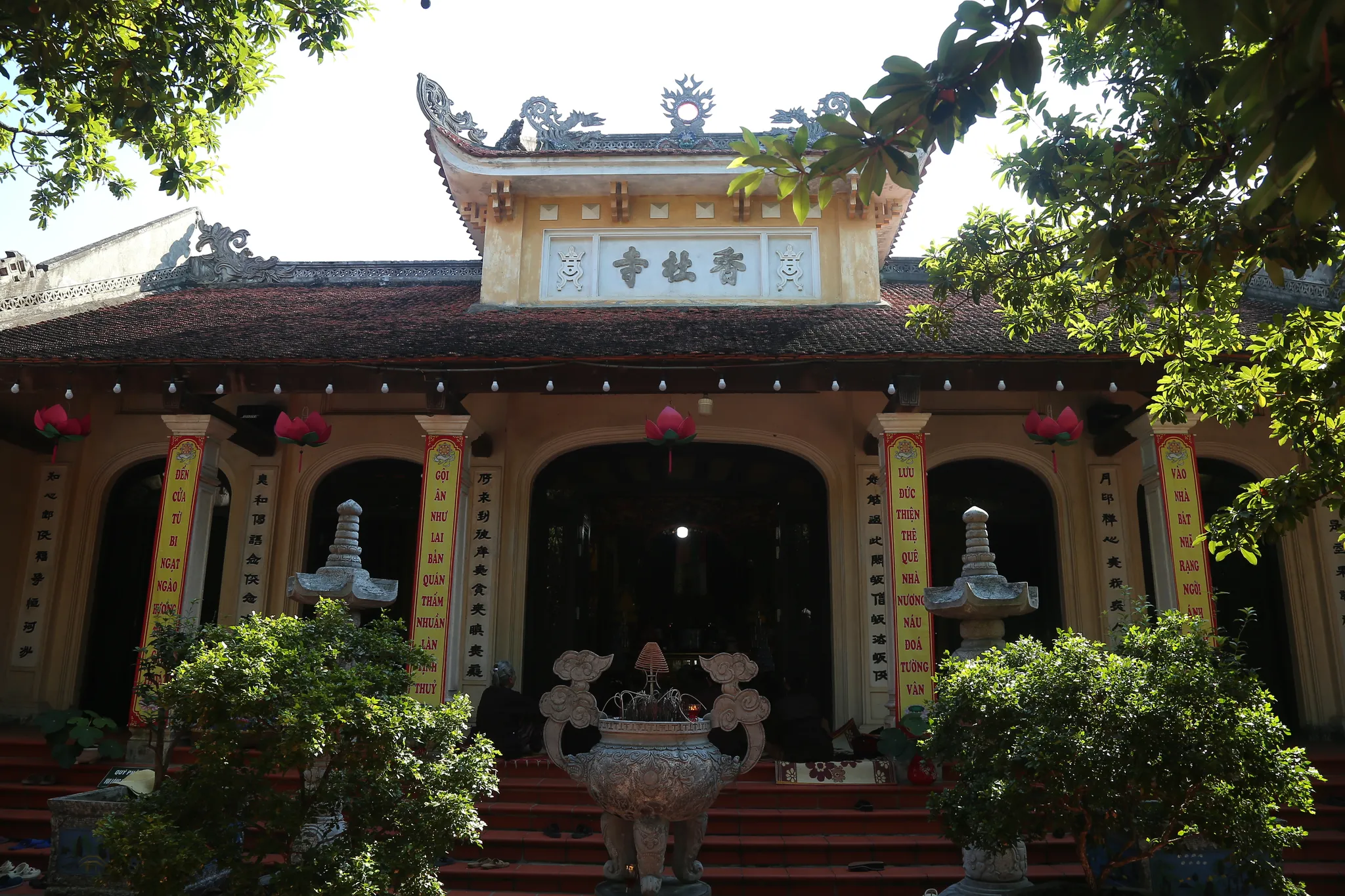 Chính điện Chùa Hòe Thị (hay Hương Đỗ Tự)