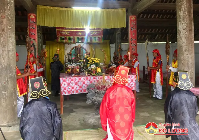 Lễ tế đình tại Lễ hội Đình Long Thái
