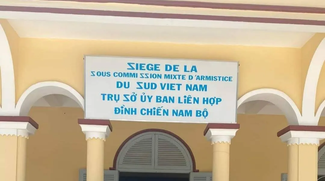 Cảnh quan di tích lịch sử văn hóa Ủy Ban Liên Hợp Đình Chiến Nam Bộ