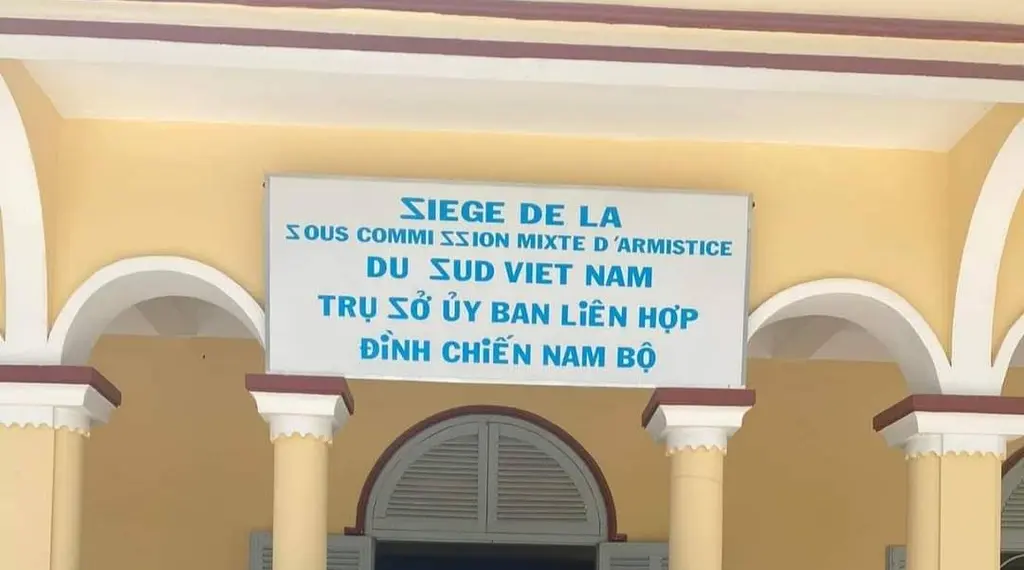 Cảnh quan di tích lịch sử văn hóa Ủy Ban Liên Hợp Đình Chiến Nam Bộ