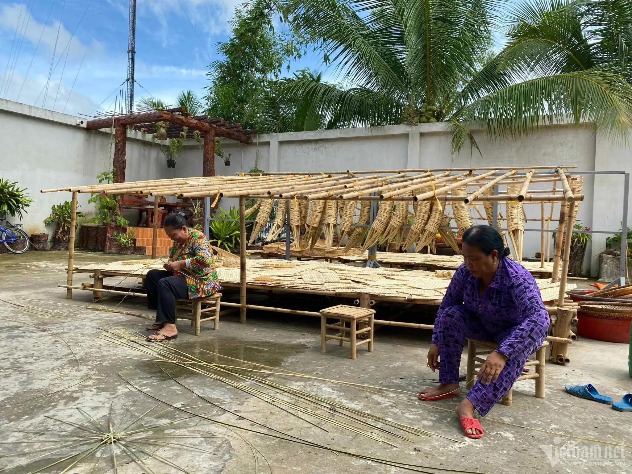 Công đoạn vót nan
