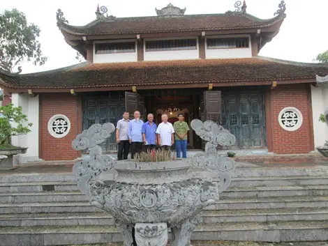 Điện thờ tại Lăng quận công Bùi Đăng Châu
