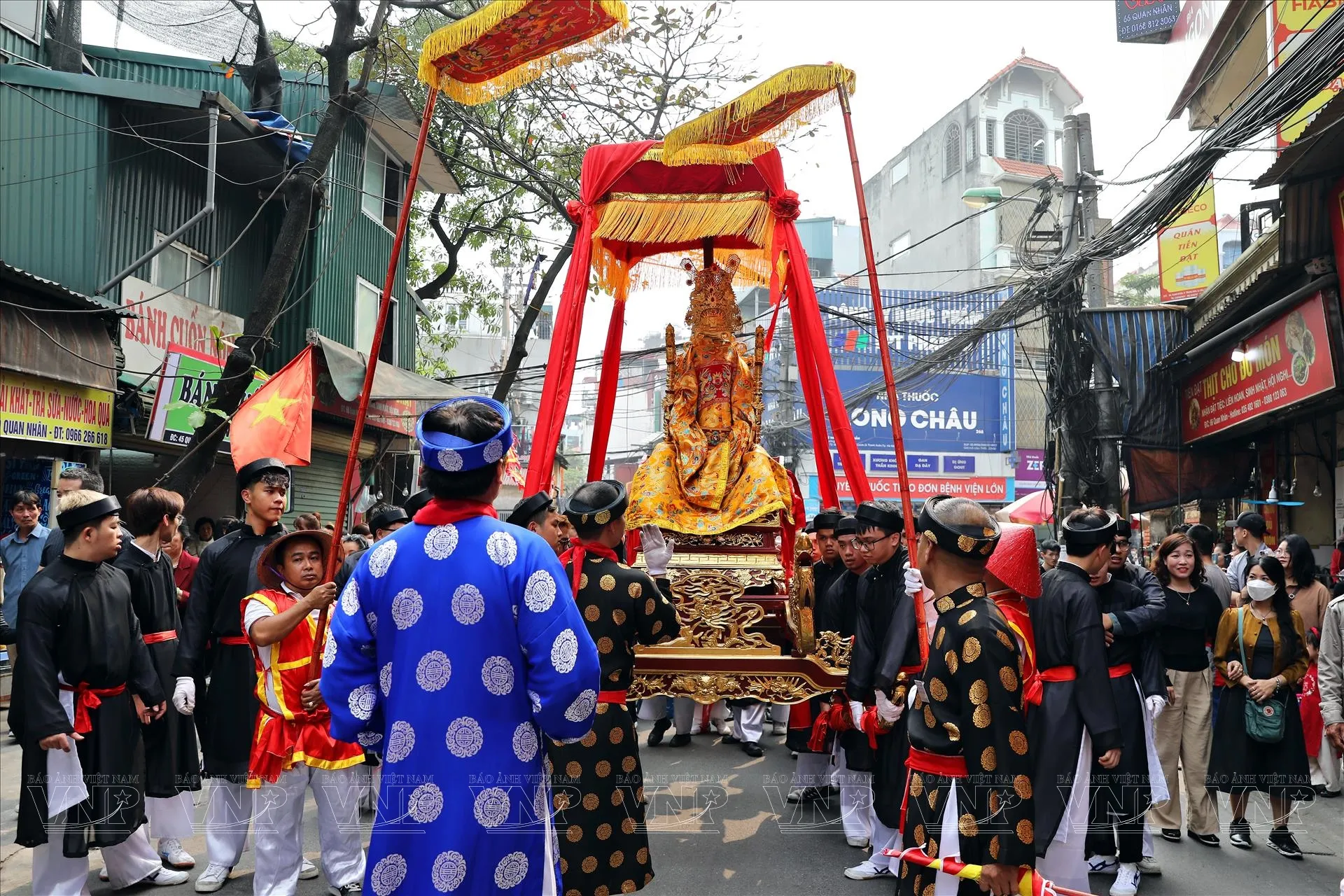 Kiệu Thánh tại Hội 5 làng Mọc