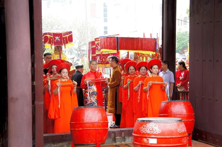 Đội trống Hội làng Phú Gia